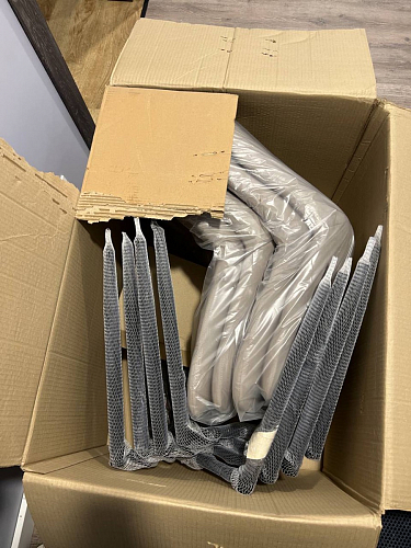 Стул на металлокаркасе Челси бежевый / черный фото покупателя 142