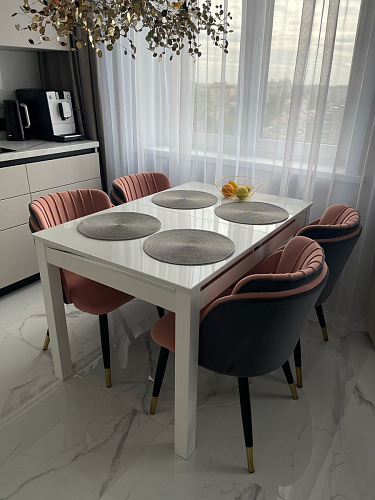 Стул на металлокаркасе Orly khaki / green фото покупателя 16