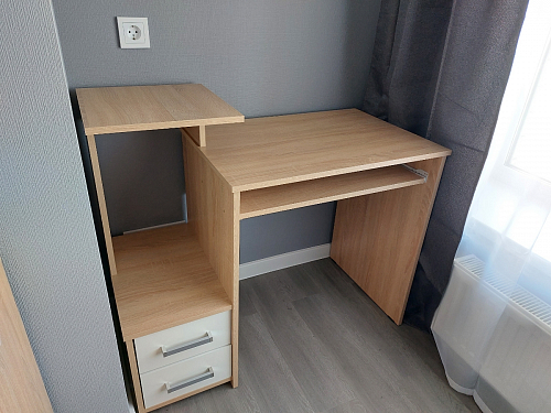 Компьютерный стол Джаз-24 левый венге фото покупателя 56