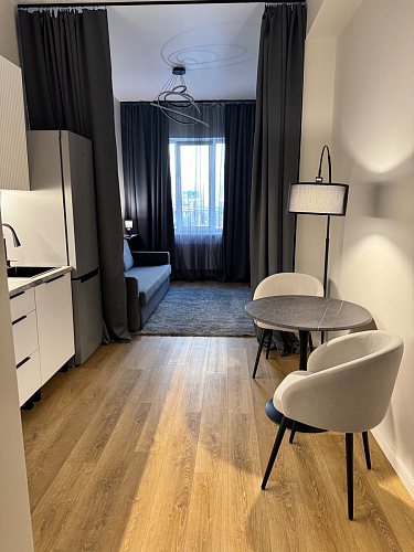 Стол Тулип 90х73 белый мрамор / золото фото покупателя 55