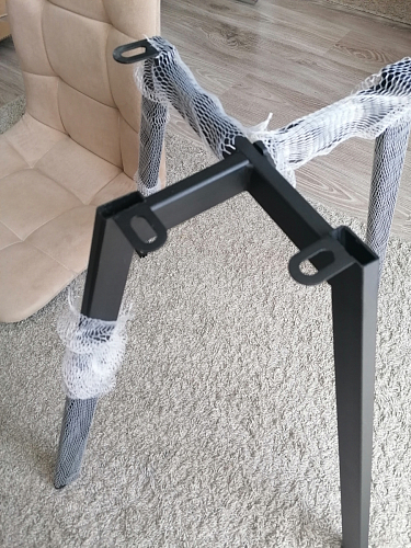 Комплект стульев Чилли 2 шт бежевый / черный фото покупателя 647