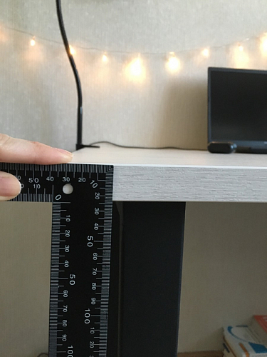 Стол раскладной Лота Лофт 120 25 мм юта / черный матовый фото покупателя 230