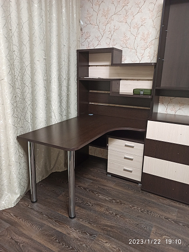 Письменный стол Жаспера-132-130 В левый венге фото покупателя 7