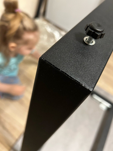 Стол Лота Лофт 120 32 мм бетон / черный матовый фото покупателя 411