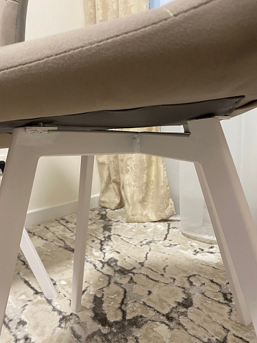 Комплект стульев Чилли 4 шт темно-серый / черный фото покупателя 328