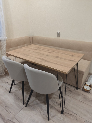 Стул на металлокаркасе Gabi gray / black фото покупателя 176