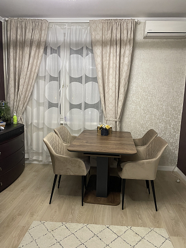 Стол на тумбе Sirius 120 бетон / белый фото покупателя 3