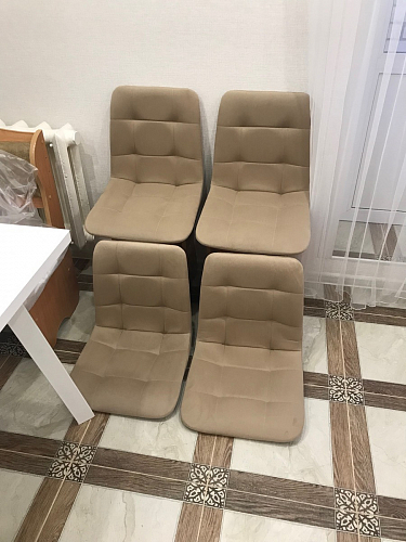 Стул на металлокаркасе Чилли зеленый / белый каркас фото покупателя 411