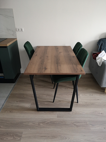 Деревянный стол Лота Лофт 140х80 белый матовый / бетон светлый фото покупателя 191