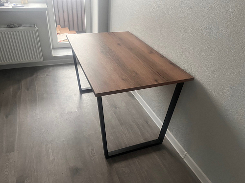 Деревянный стол Лота Лофт 140х80 дуб крафт табачный / черный матовый фото покупателя 534