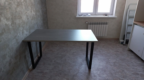 Стол раскладной Лота Лофт 120 25 мм юта / черный матовый фото покупателя 373