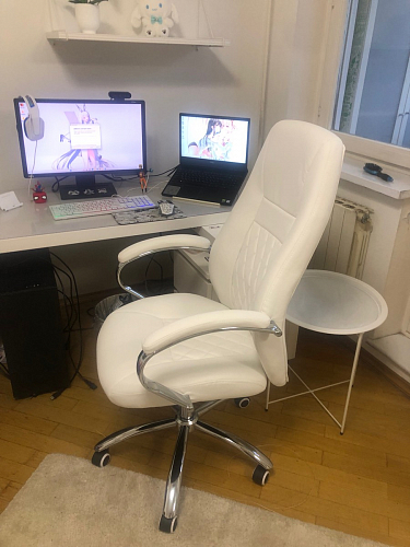 Компьютерное кресло Aragon белое фото покупателя 168