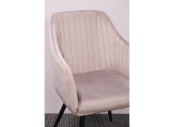 Стул на металлокаркасе Slam светло-серый из шоурума 2