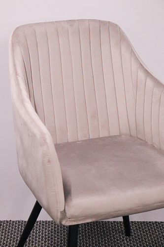 Стул на металлокаркасе Slam светло-серый из шоурума 2