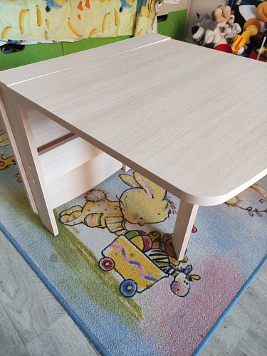 Стол-книжка СтК6 венге / дуб молочный высота 54 см фото покупателя 16