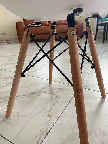 Пластиковый стул Eames PC-015 желтый фото покупателя 147