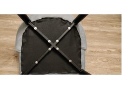 Стул на металлокаркасе Kora green / black фото покупателя 135