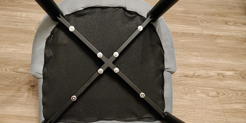 Стул на металлокаркасе Kora green / black фото покупателя 135