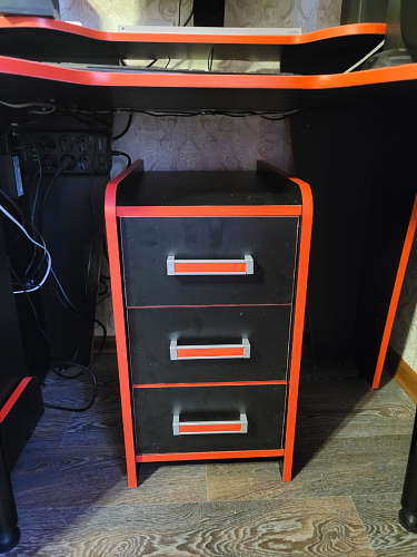 Тумба Ханна черная / красная  - Уцененный экземпляр фото покупателя 118