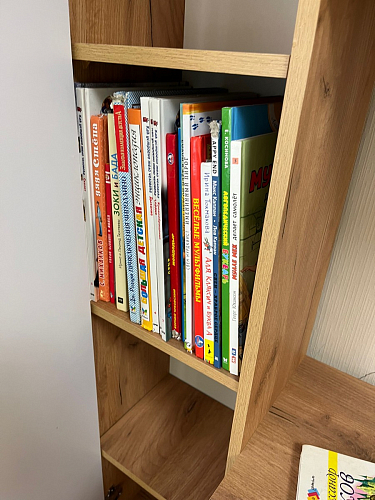 Письменный стол Лайт 03.243 дуб золотой (craft) / белый премиум фото покупателя 136