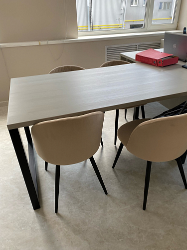 Стул на металлокаркасе Gabi latte / gold / black фото покупателя 249