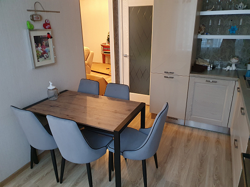 Стул на металлокаркасе Kora 1 gray / black фото покупателя 7