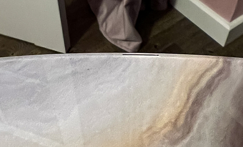 Стеклянный стол Анселм кианит / черный фото покупателя 5