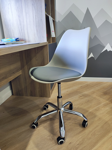 Компьютерное кресло Kolin cappuccino / chrome фото покупателя 81