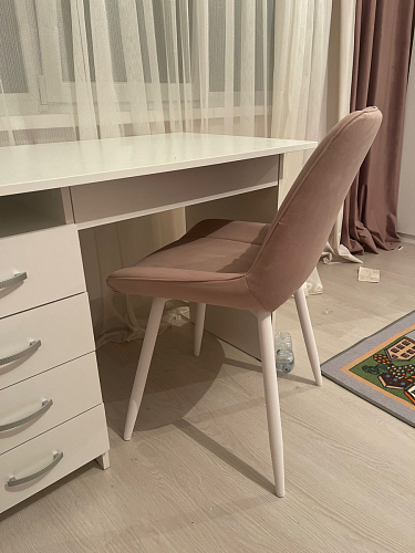 Стул на металлокаркасе Седа К кирпичный / черный фото покупателя 153