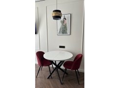 Стул на металлокаркасе Gabi 1 light purple / black фото покупателя 642