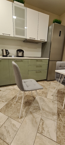 Стул на металлокаркасе Чилли бежевый / белый каркас фото покупателя 799