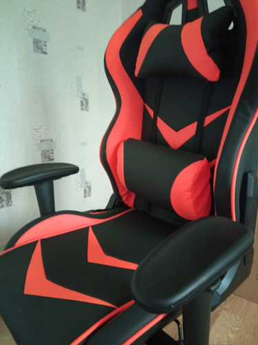 Компьютерное кресло Racer черное / красное фото покупателя 56