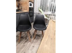 Деревянный стул Bonuss dark gray / black фото покупателя 92