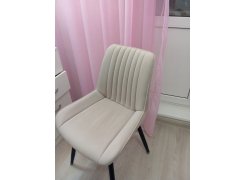 Стул на металлокаркасе Седа К крутящийся светло-серый  / белый фото покупателя 211