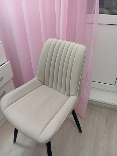 Комплект стульев Вейв 4 шт светло-серый / черный фото покупателя 211