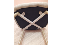 Стул на металлокаркасе Lilu pink / black фото покупателя 85