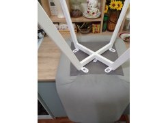 Стул на металлокаркасе Чилли синяя ткань / белый фото покупателя 321