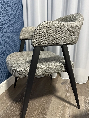 Стул на металлокаркасе Twin gray / black фото покупателя 21