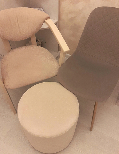 Стул на металлокаркасе Dabl 01 champagne / gold фото покупателя 45