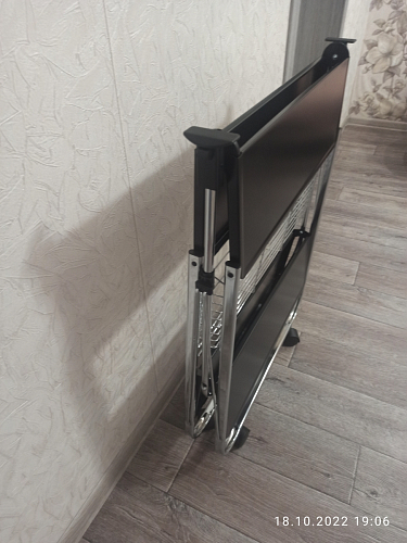 Столик сервировочный SC-5119 складной черный фото покупателя 34