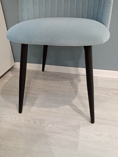 Стул на металлокаркасе Gabi 1 темно-серый / черный фото покупателя 289