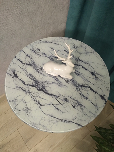 Журнальный столик Волопас серый мрамор фото покупателя 7