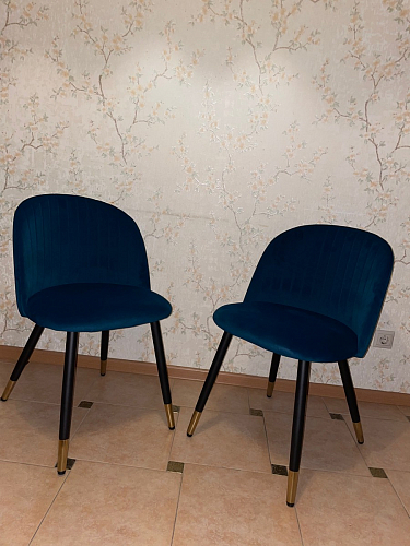 Стул на металлокаркасе Gabi gray / black фото покупателя 635