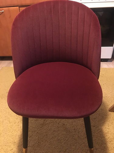 Стул на металлокаркасе Gabi 1 gray фото покупателя 118