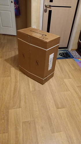 Компьютерное кресло Driver/Драйвер кожзам черный / ткань синий фото покупателя 4