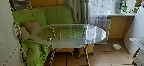 Стеклянный стол Tom 90 фото покупателя 1