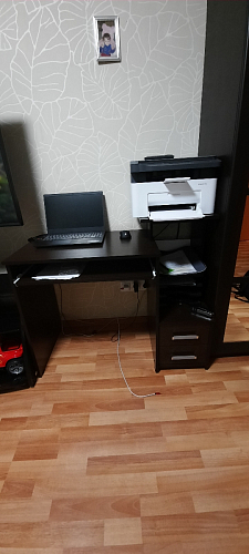 Стол компьютерный Джаз-24 правый венге фото покупателя 22