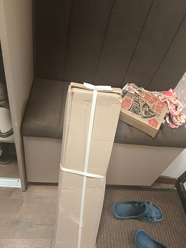 Стол Тринити Лофт 120 32 мм дуб галифакс табако / черный матовый фото покупателя 248