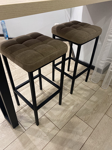 Барный стул Лофт линкольн белый / белый матовый фото покупателя 148