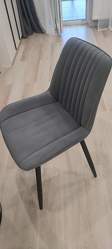 Комплект стульев Вейв 4 шт светло-серый / черный фото покупателя 175